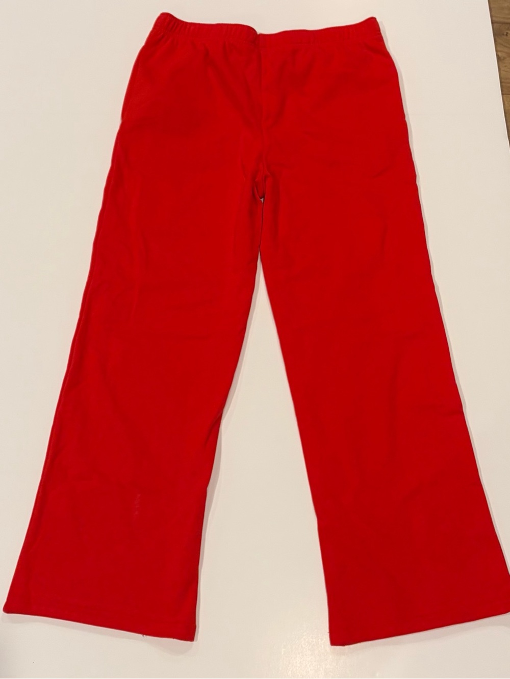 Red Sweatpants with Holiday Strawberry Shortcake & Snowflake Print - Large - Picture 2 of 7